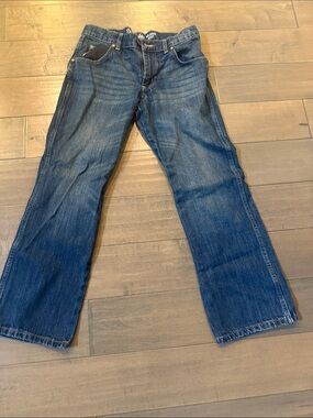 Wrangler Retro, Husky fit. Kids Dark Blue Denim Jeans.